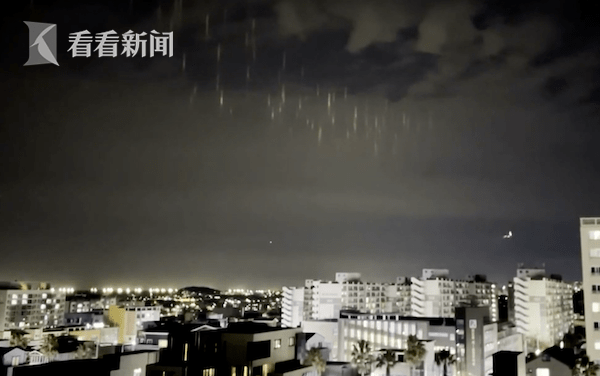 外星人来了？韩国济州岛夜空出现不明“光柱”